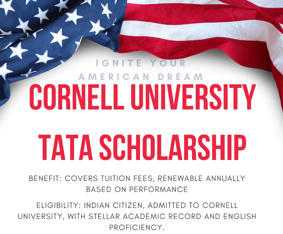Tata Scholarship for indian students to study in usa