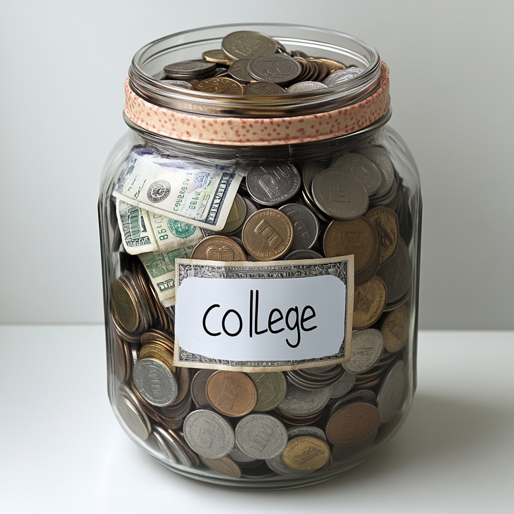 geekyderon jar full of coins and bills label sticker on side co 4c3a5212 5485 41ff ab35 f1b9b5c52598 - Financial Assistance for Indian Students to Study Abroad : Top 10 Tips!