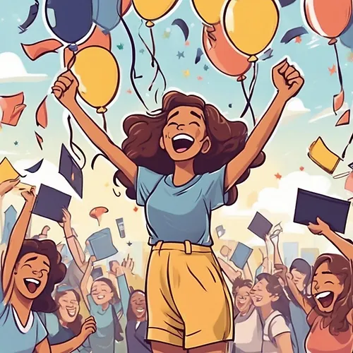 joyous girl getting the acceptance letter from ivy league - This is how Nitya Agarwala got into Dartmouth University