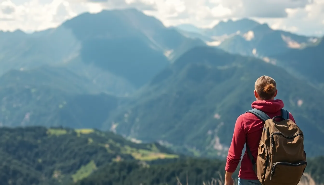 A breathtaking mountain view depicting the cheapest country to visit for adventure travelers and students.