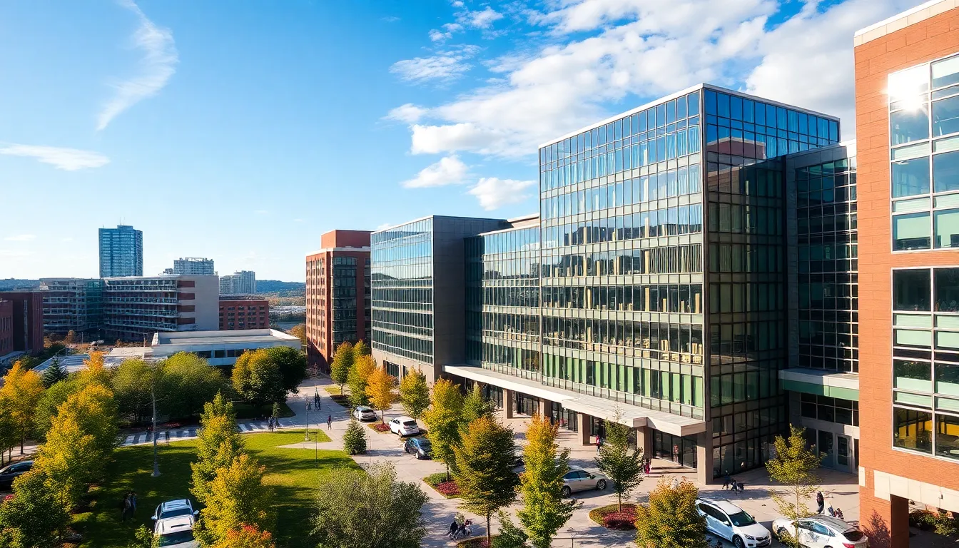 Georgia Tech campus highlighting modern architecture; keyword: georgia tech acceptance rate.