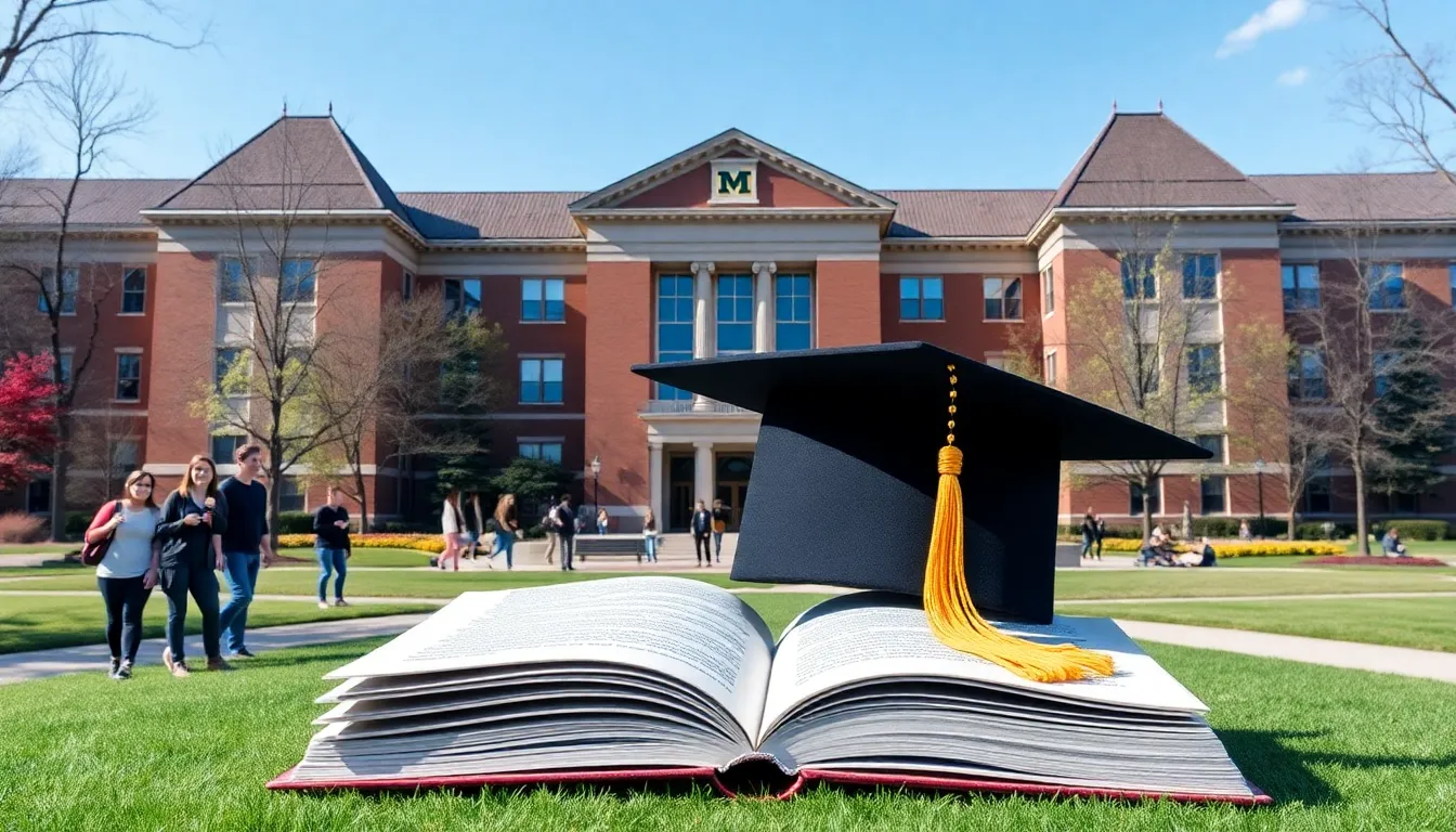University of Michigan acceptance rate insights with students on campus