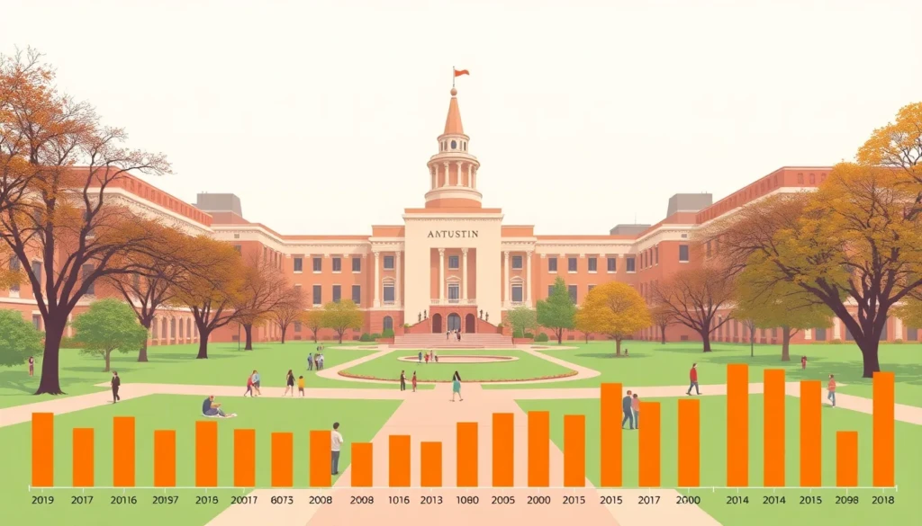 UT Austin acceptance rate charts and data for Indian applicants