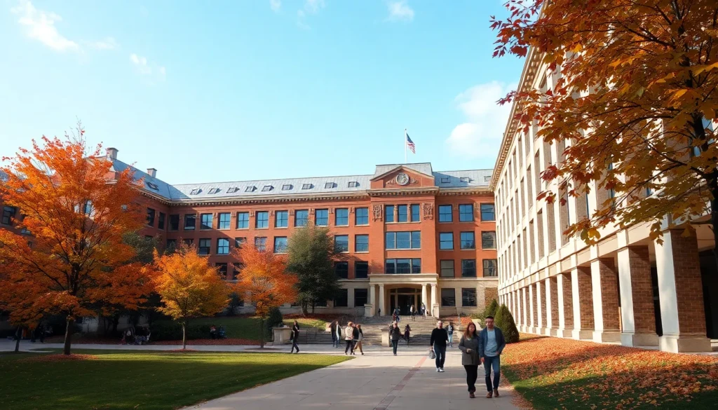 A view of Boston University with the focus on its acceptance rate for students.