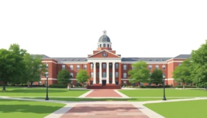 Ohio State acceptance rate overview with university campus image